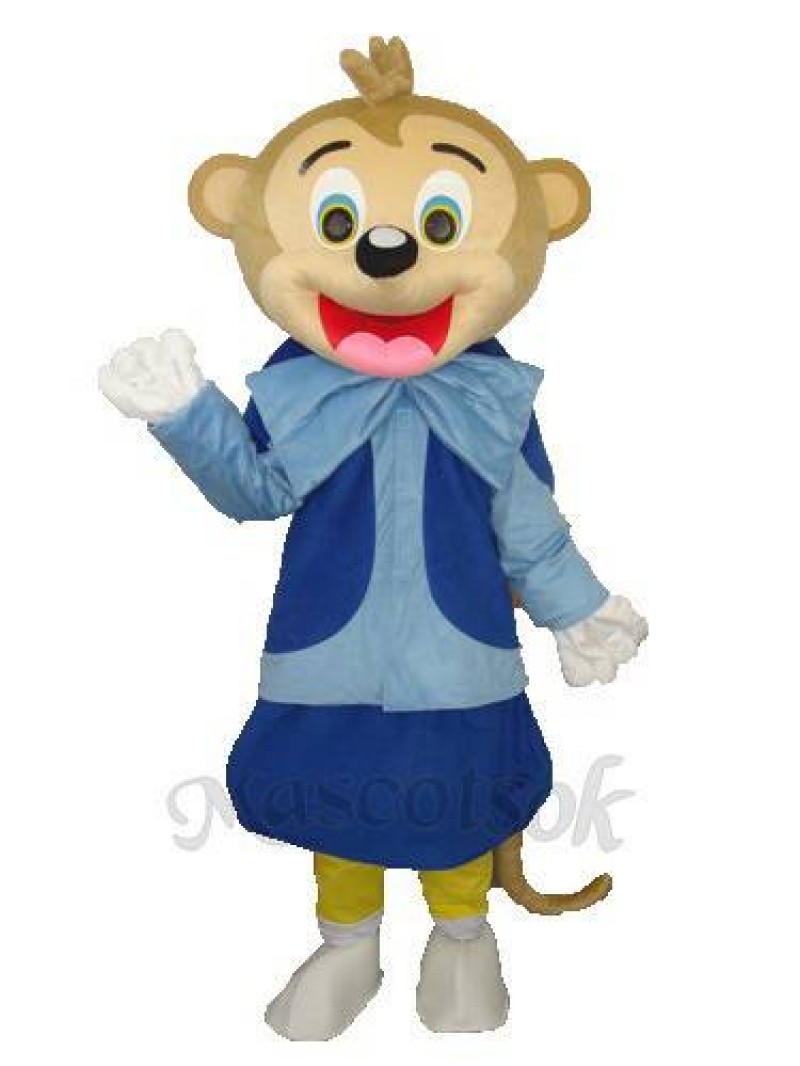 Smart Monkey Adult Mascot Costume