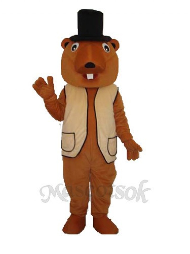 Beaver Mascot Adult Costume