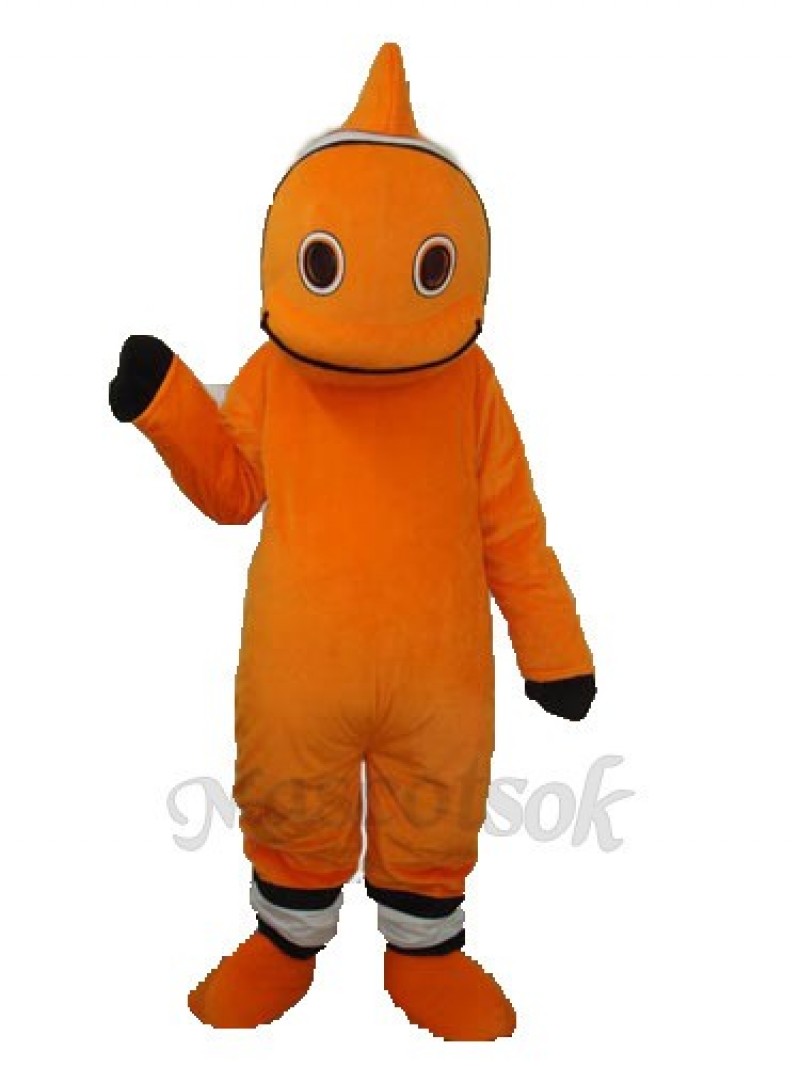 Orange Little Clownfish Mascot Adult Costume