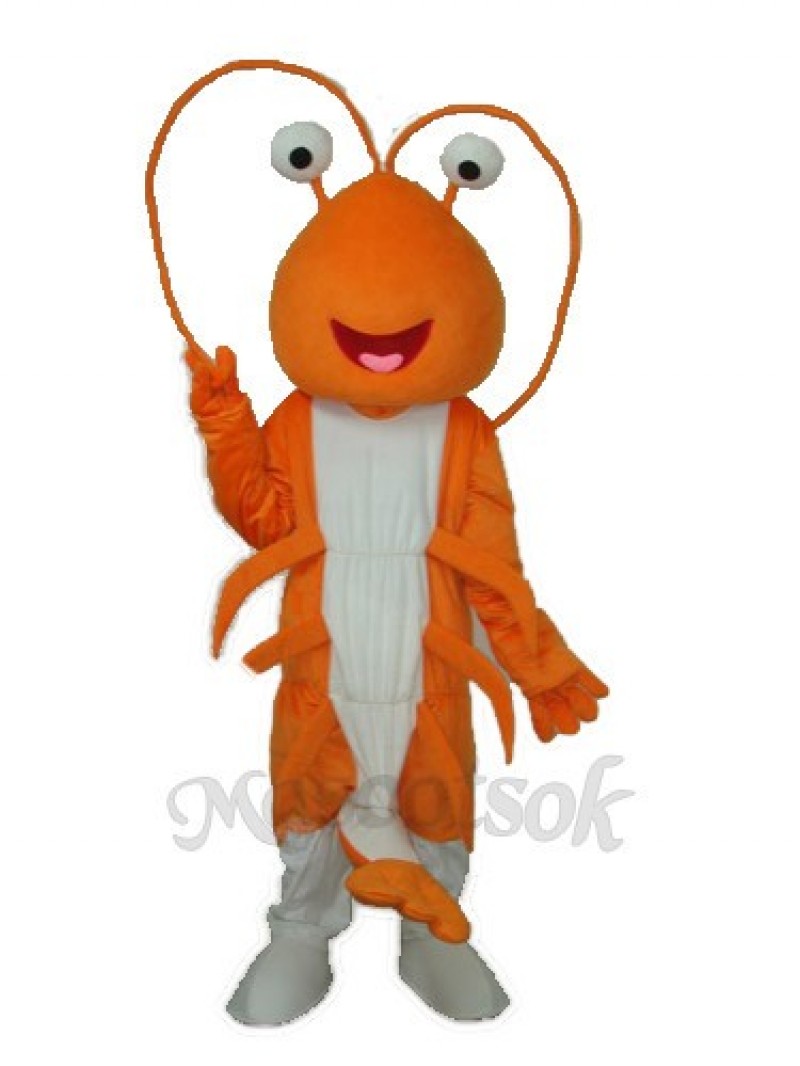 Prawn Mascot Adult Costume