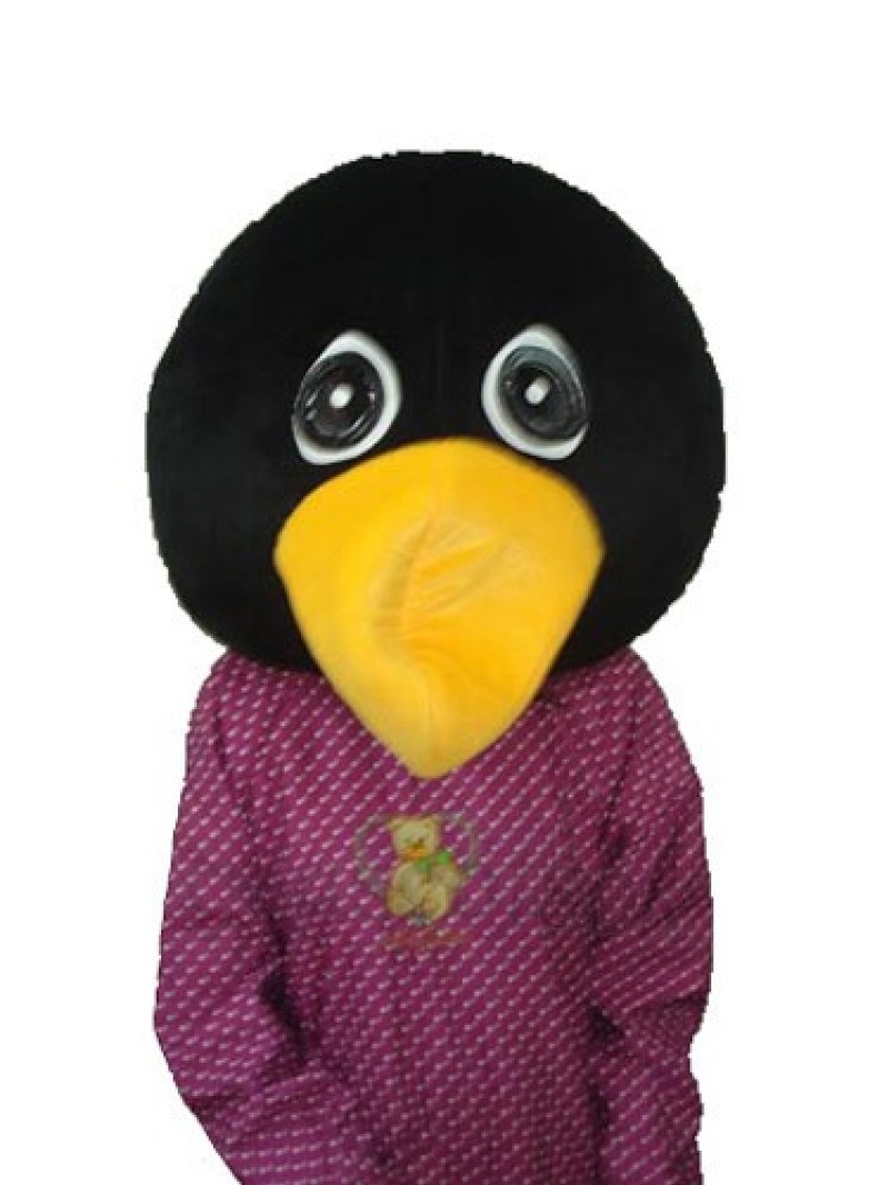 Penguin Head Mascot Adult Costume