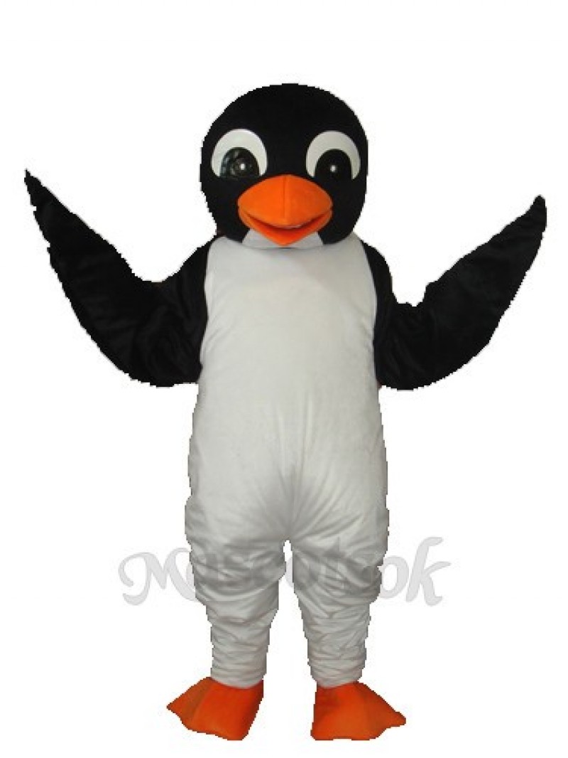 Orange Mouth Penguin Mascot Adult Costume