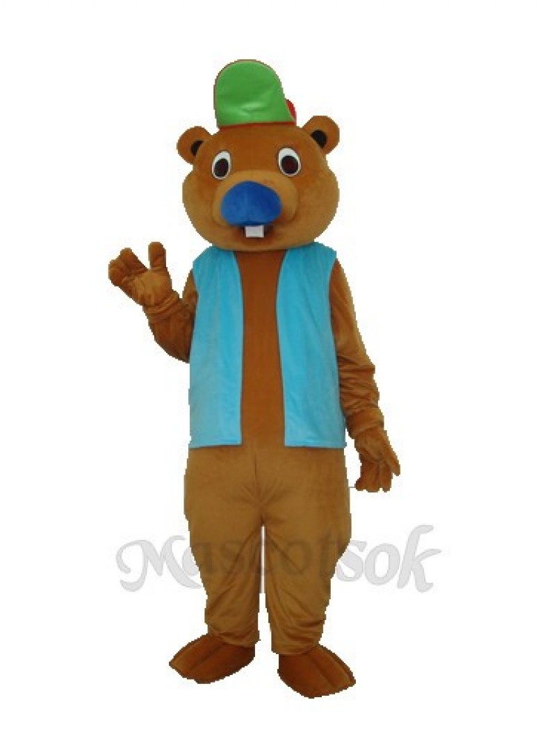 Beaver 2 Mascot Adult Costume