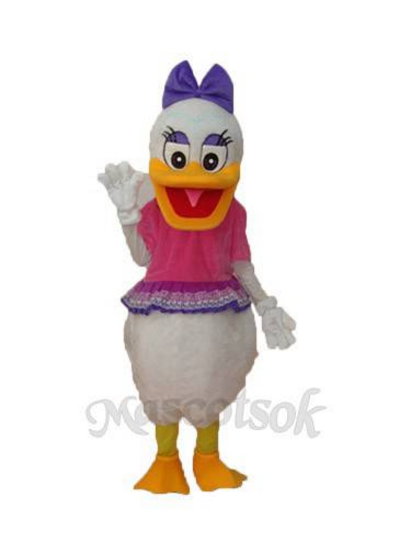 Gentle Female Duck Mascot Adult Costume