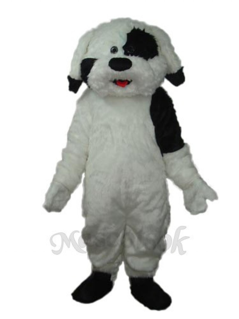 Long Haired Colourful Dog Mascot Adult Costume