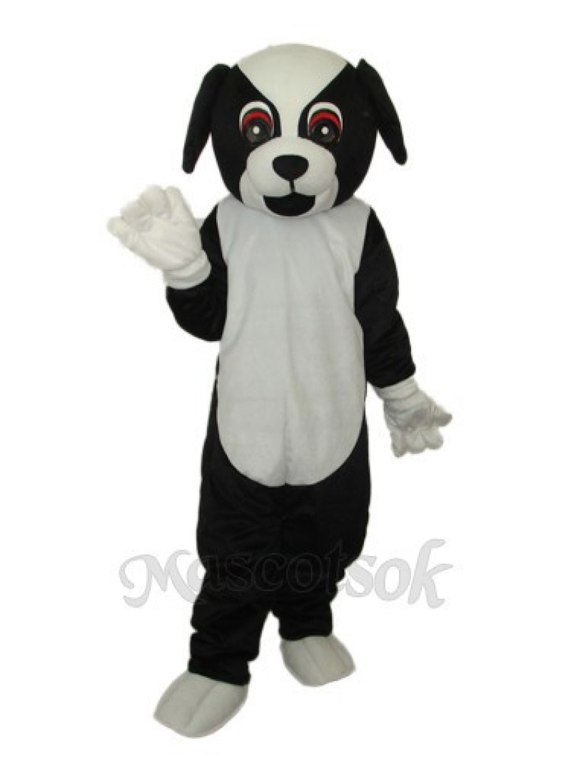 Black Dog Mascot Adult Costume