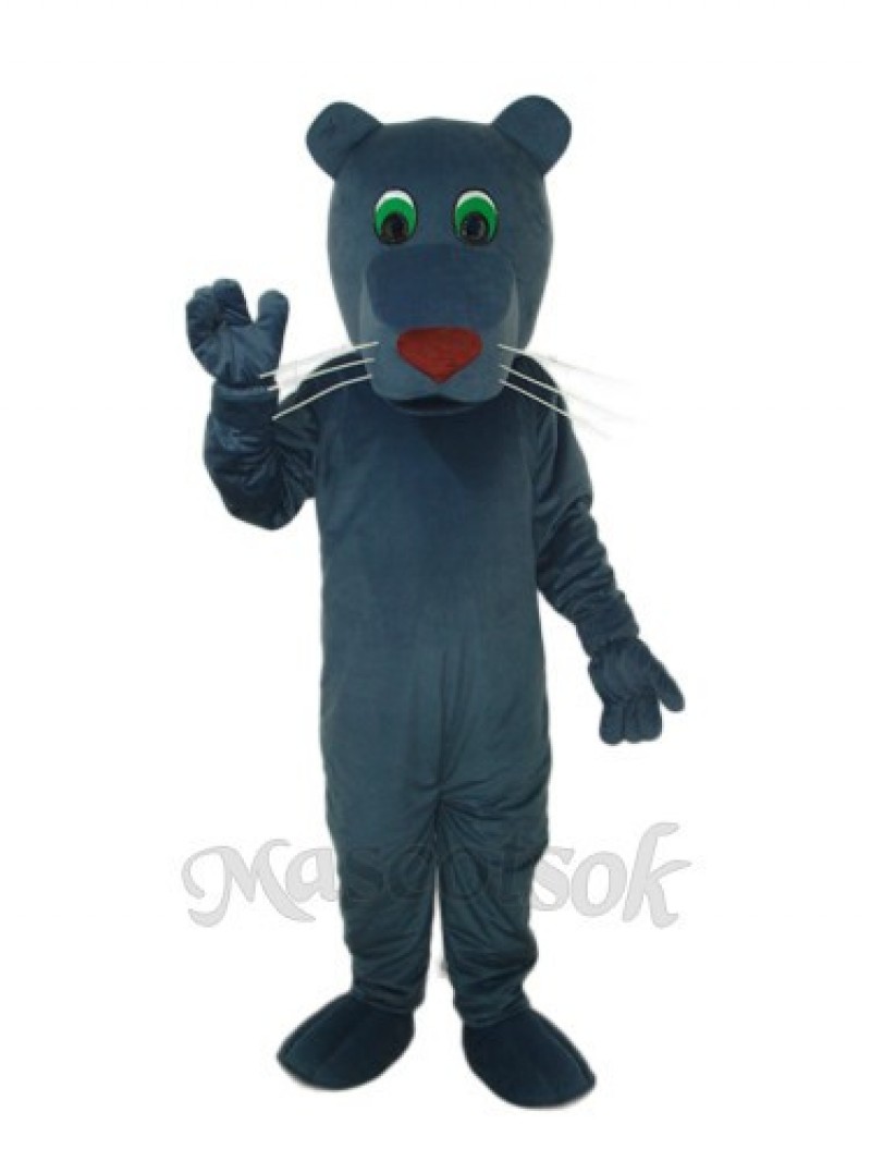 Black Mouth Dog Mascot Adult Costume