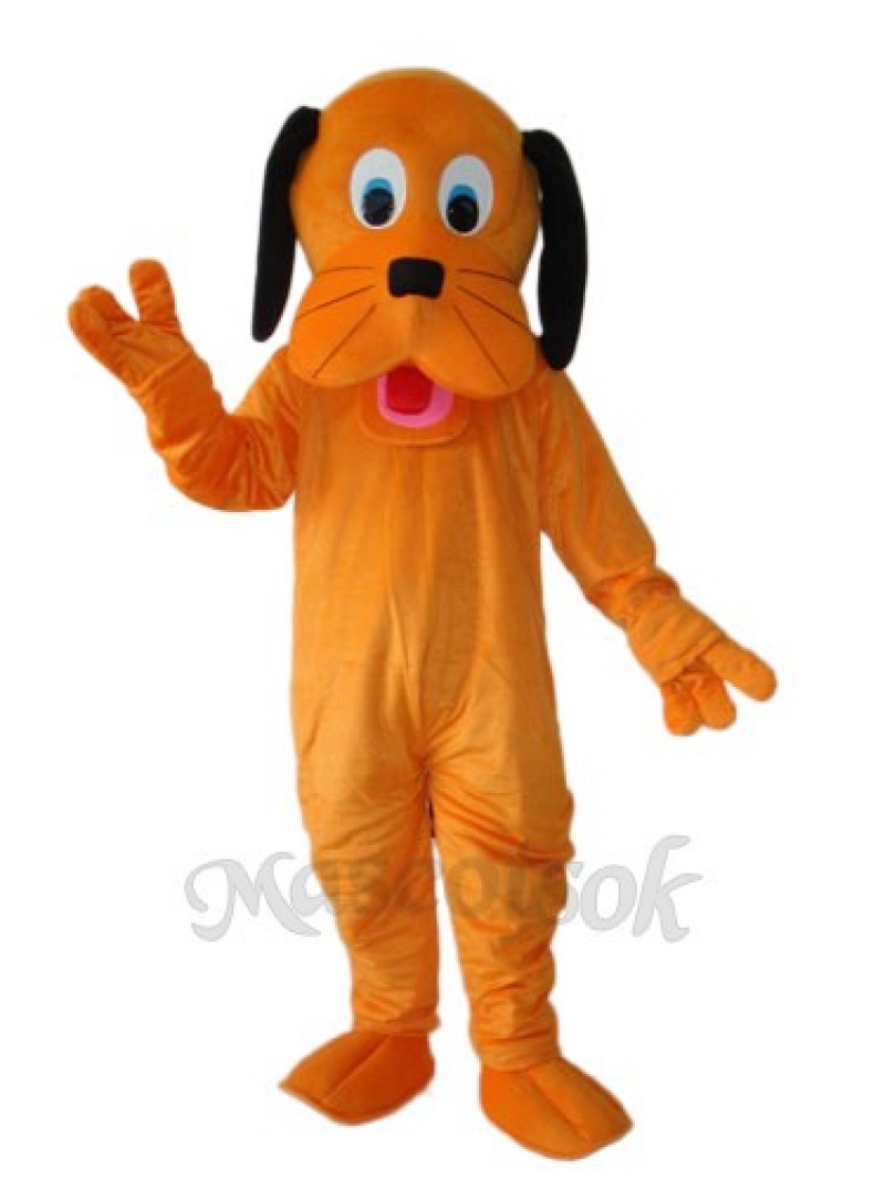 Orange Dog Mascot Adult Costume