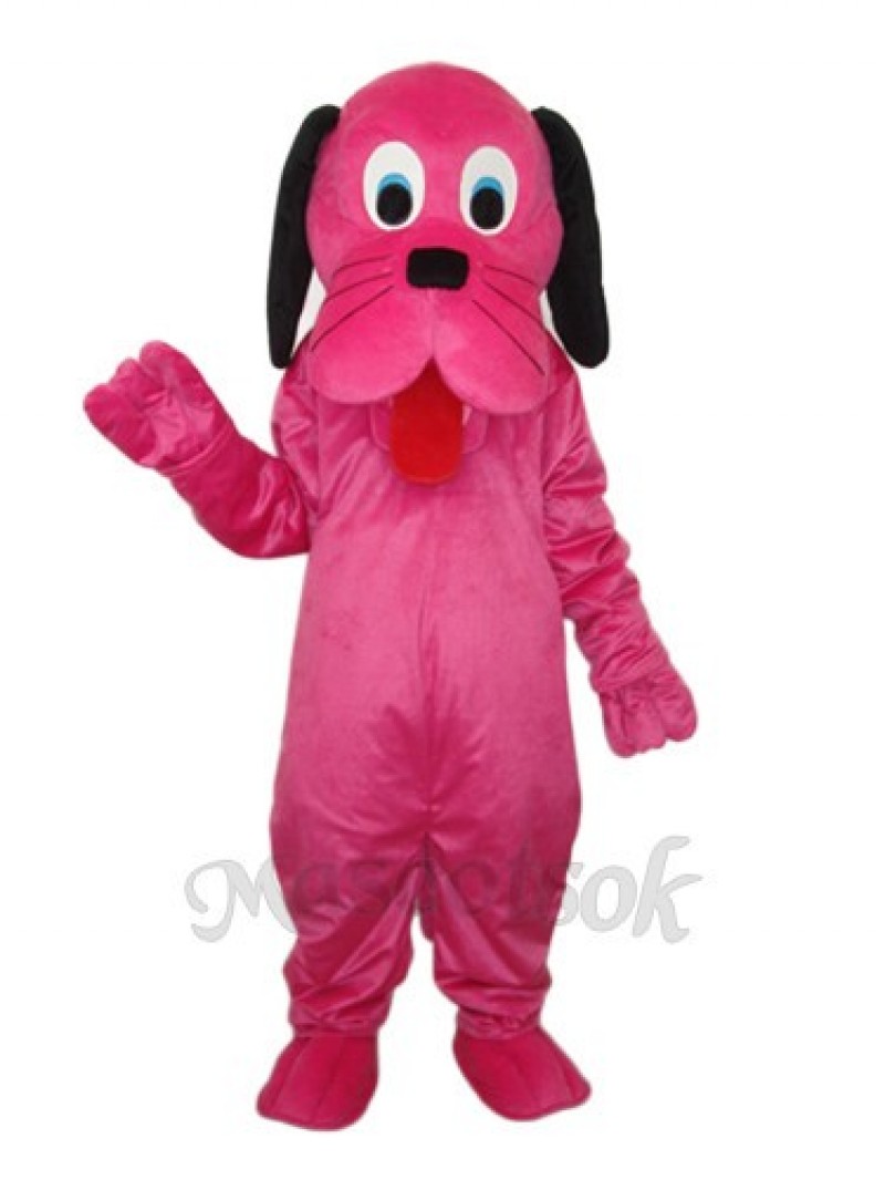 Rose Dog Mascot Adult Costume