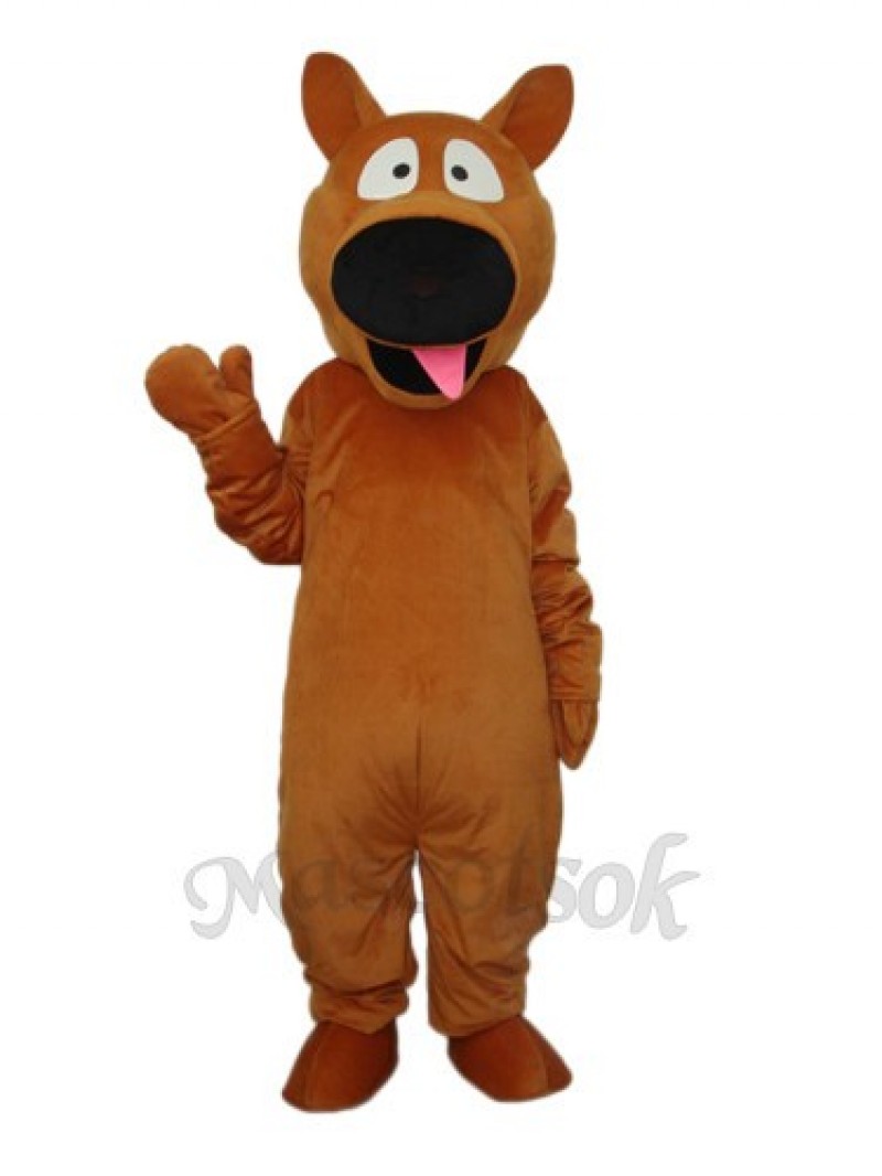 Brown Dog Mascot Adult Costume