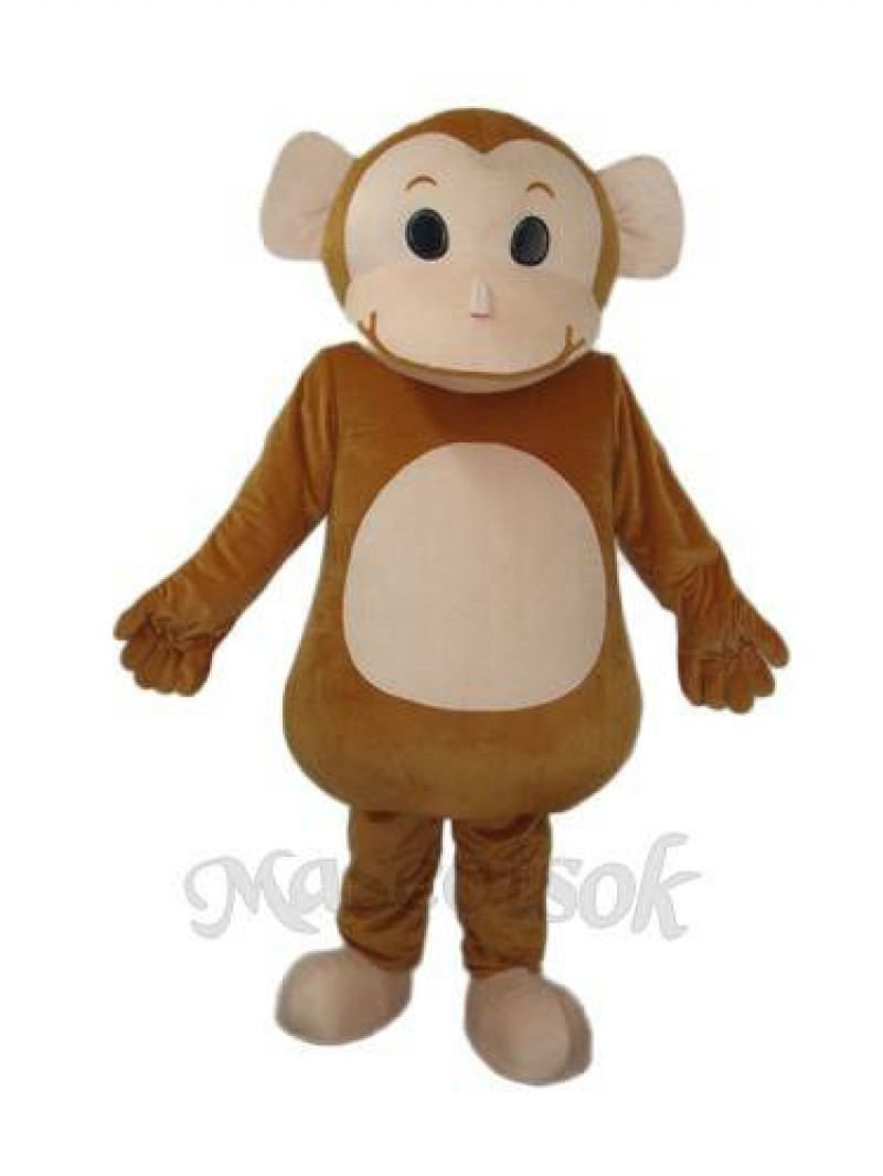Big Head Monkey Mascot Adult Costume
