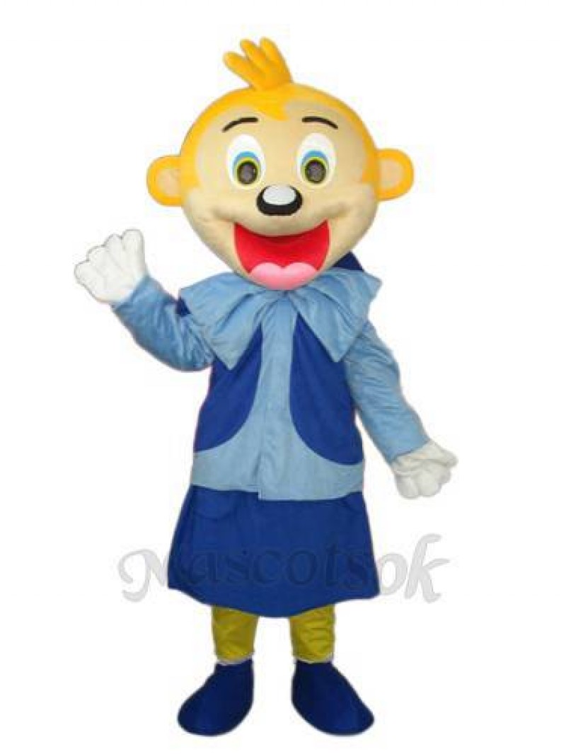 Smart Yellow Head Monkey Mascot Adult Costume
