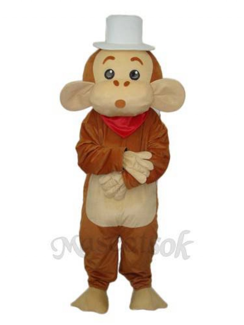 Cap Monkey Mascot Adult Costume