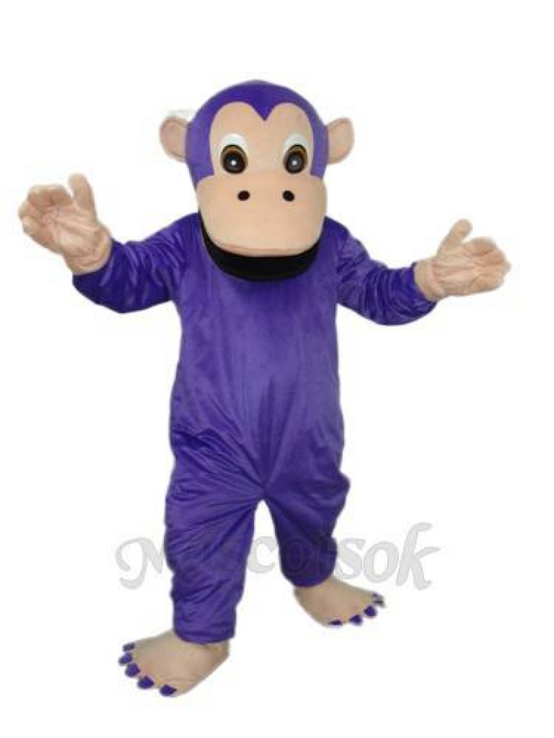Purple Gorilla Mascot Adult Costume