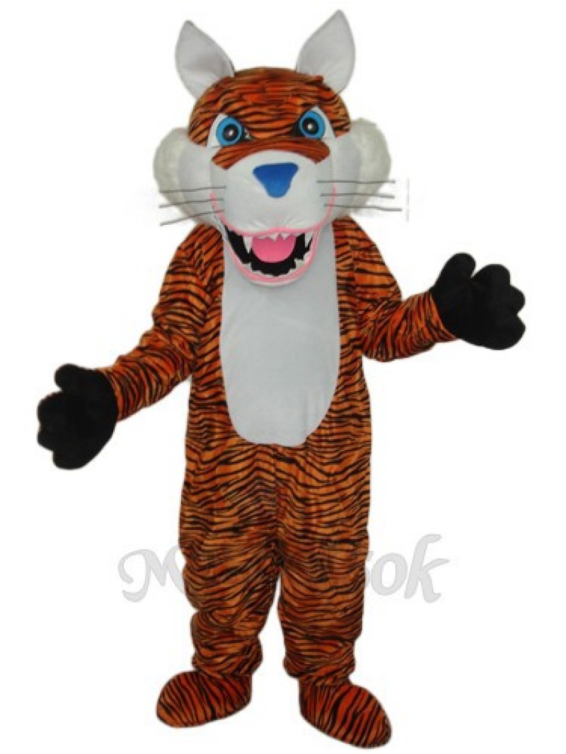 Revised Brown Tiger Mascot Adult Costume