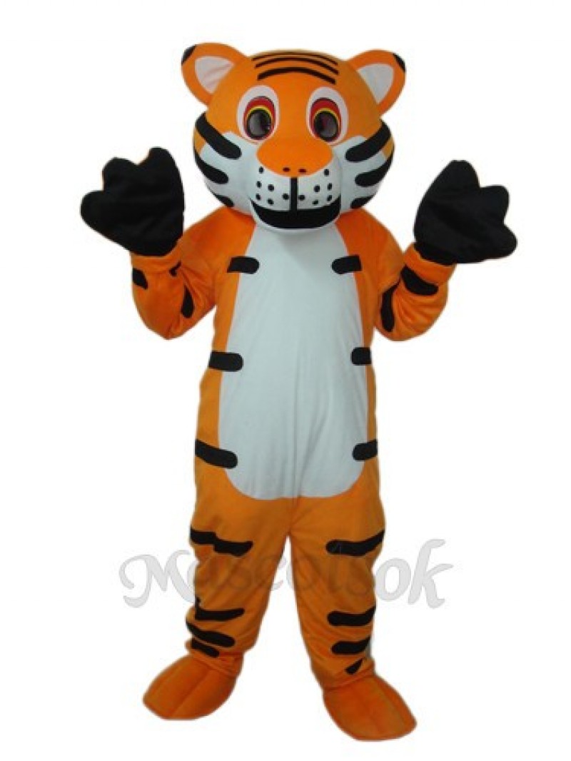 Red Tiger Mascot Adult Costume