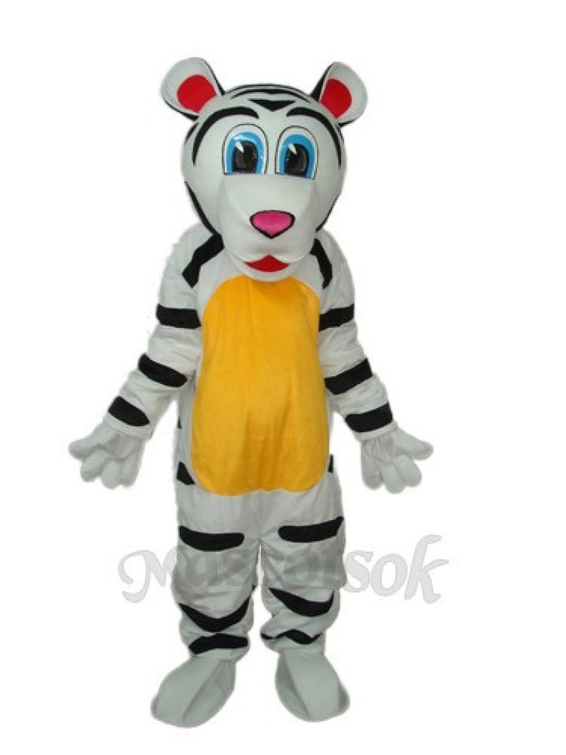 Colorful Tiger Mascot Adult Costume