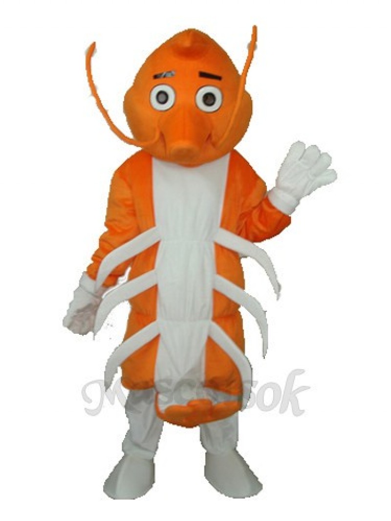 Long Moustache Lobster Mascot Adult Costume