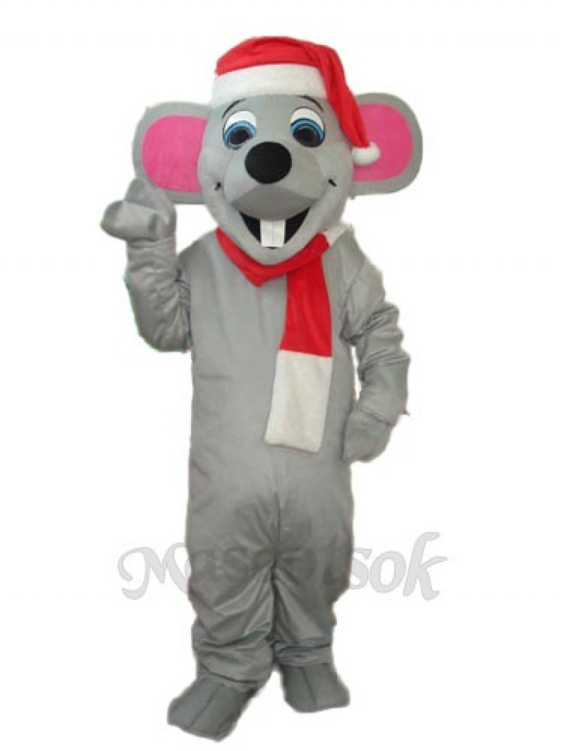 Christmas Mouse Mascot Adult Costume