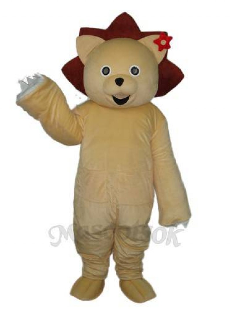 Golden Lion Mascot Adult Costume