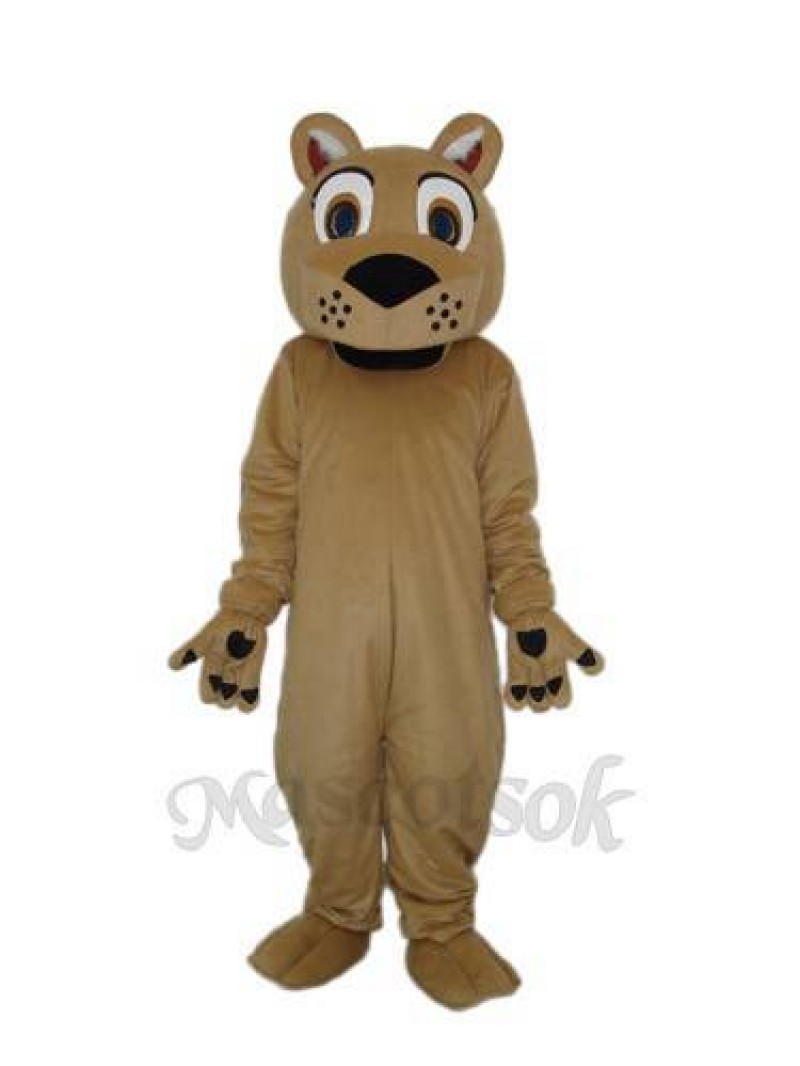 Beardless Lion Mascot Adult Costume