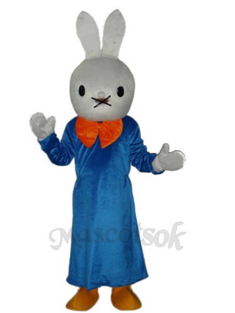 Easter Smart Rabbit Mascot Adult Costume