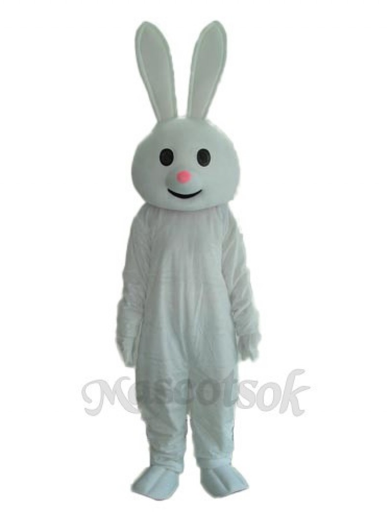 Easter Pink Nose Rabbit Mascot Adult Costume