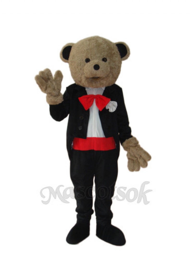 Wedding Bear Mascot Adult Costume