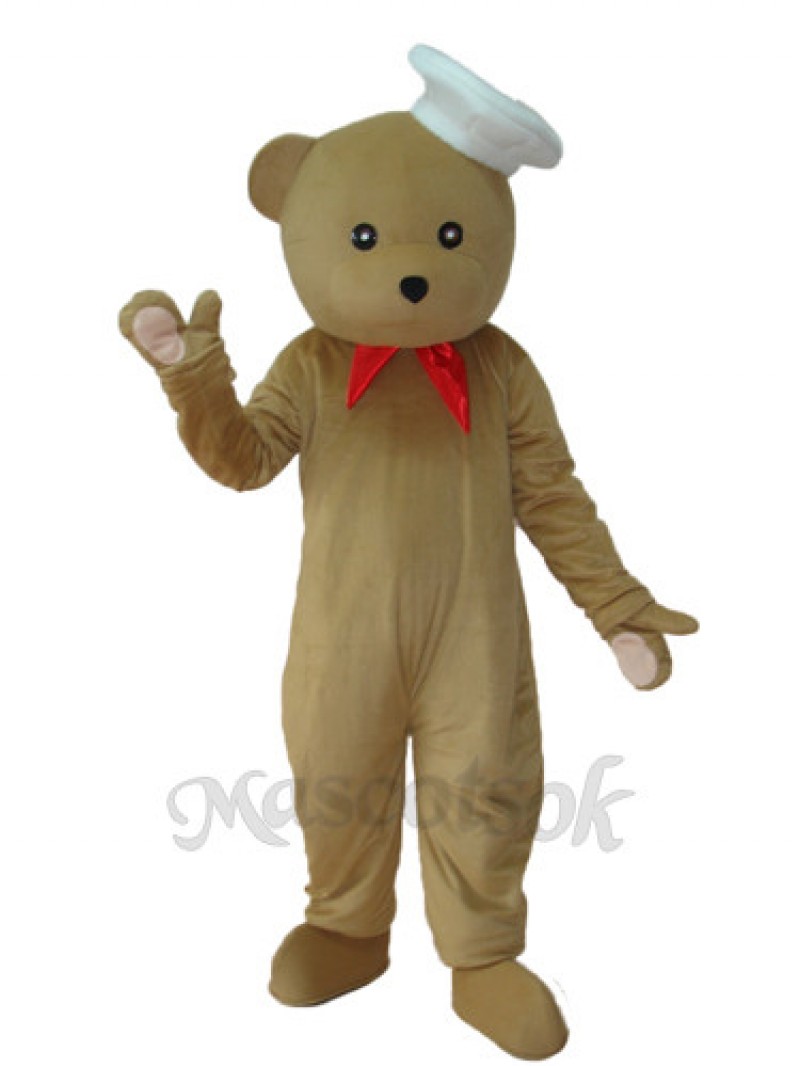 Chef Bear Mascot Adult Costume