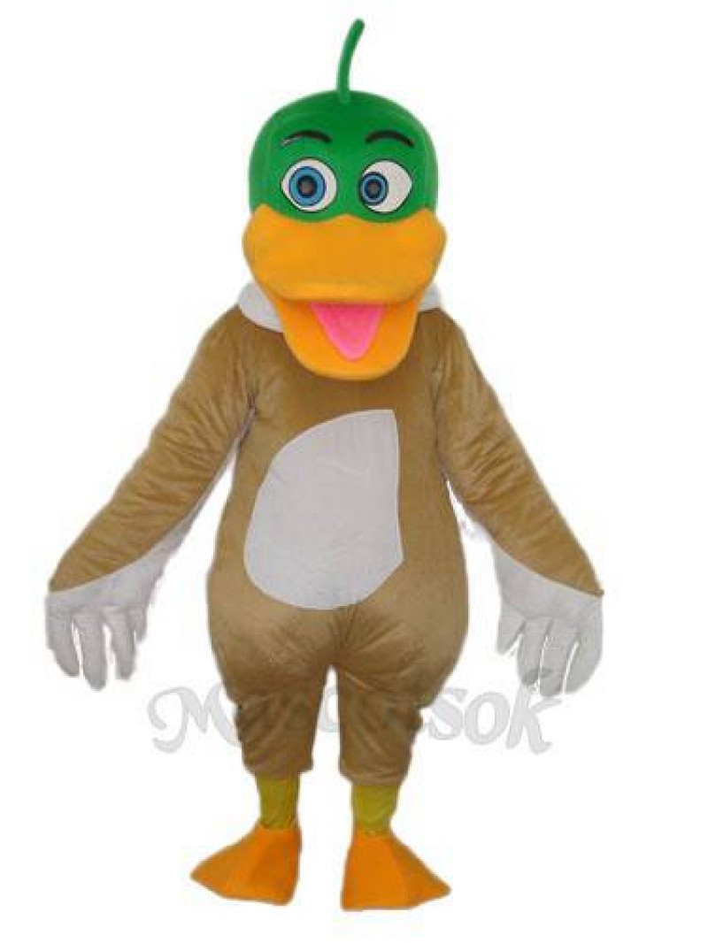 Green Duck Mascot Adult Costume
