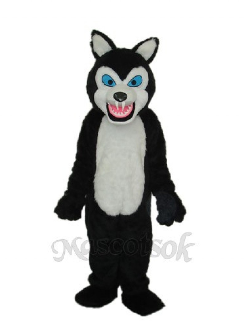 Thin Teeth Wolf Macot Costume
