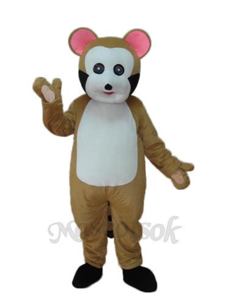Small Brown Bobcat Mascot Adult Costume
