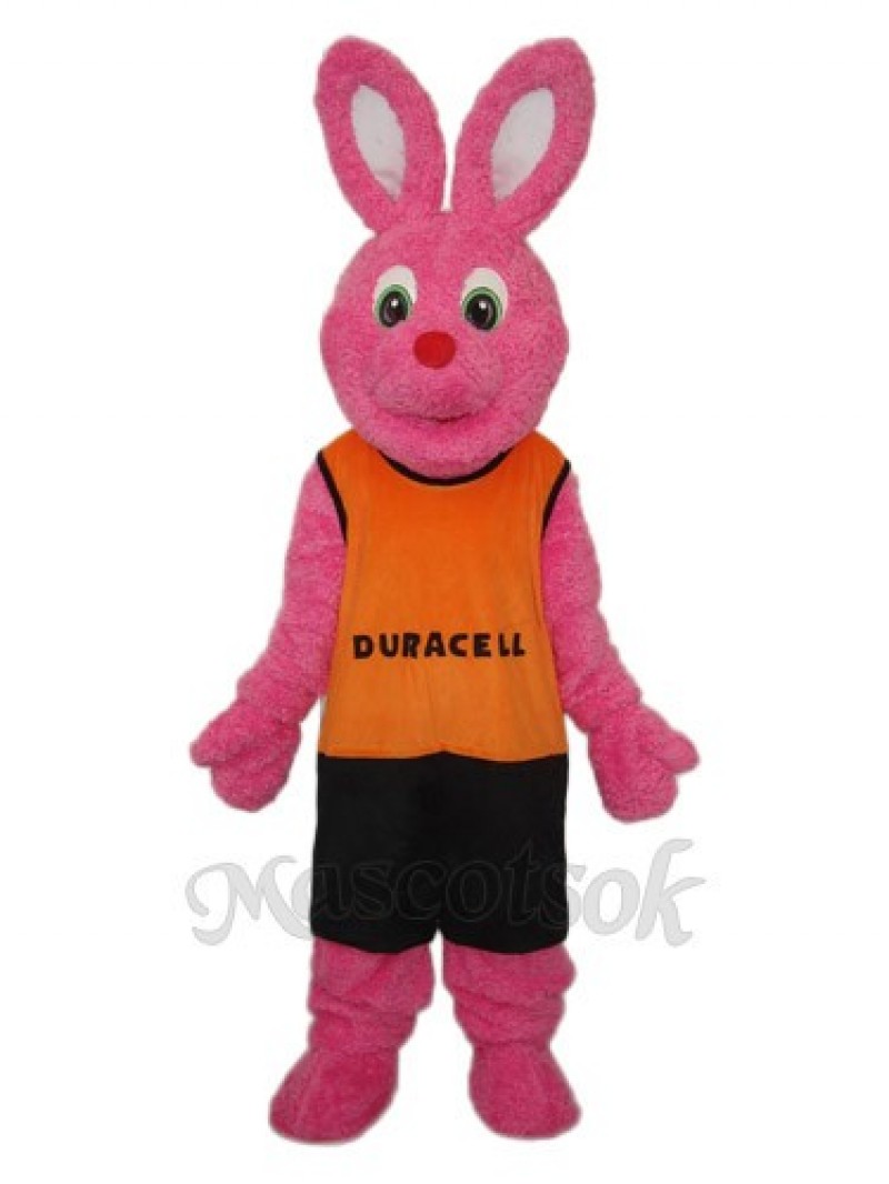 Easter Deer Rabbit with Orange Vest Mascot Adult Costume