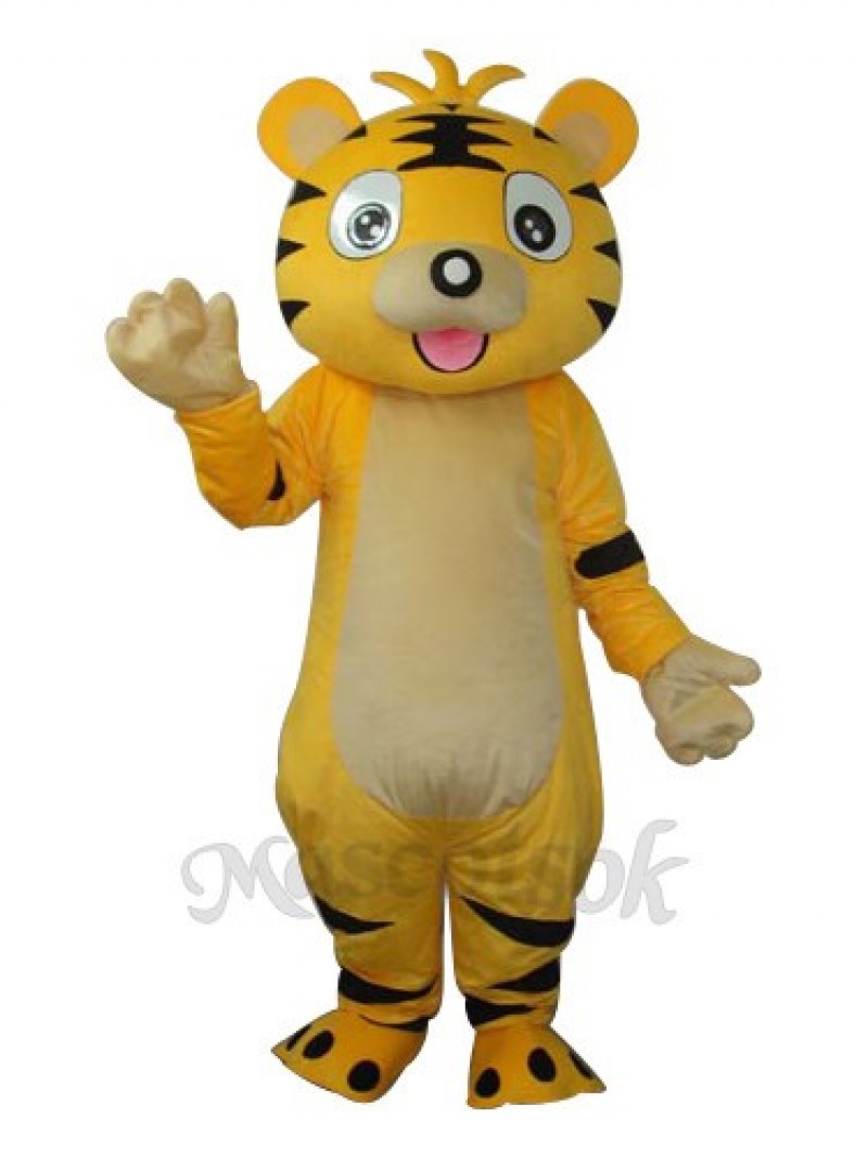 Small Tiger Mascot Adult Costume