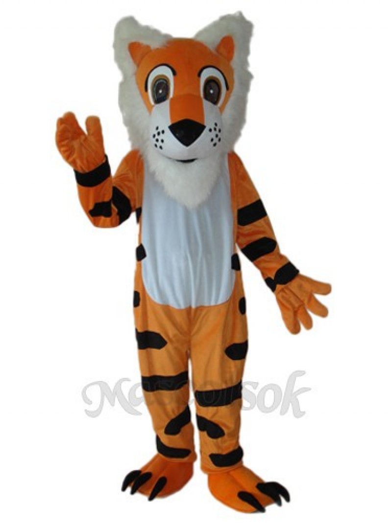 Long Beard Tiger  Mascot Adult Costume