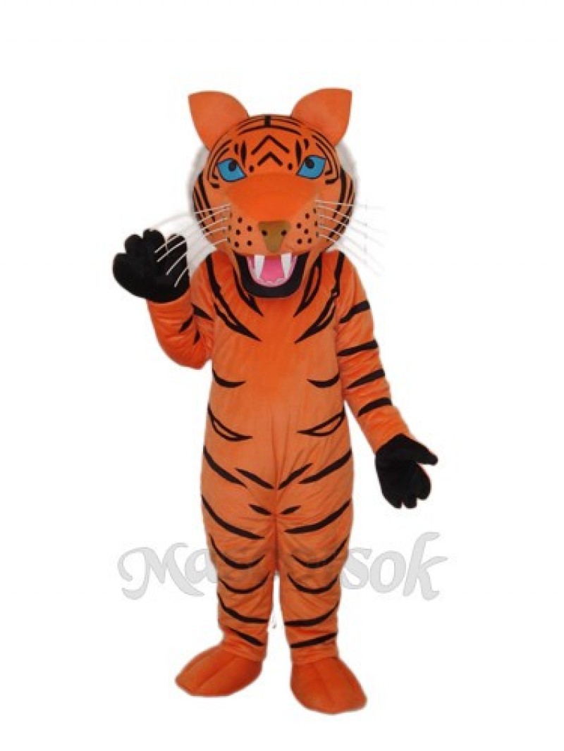 Red Brown Tiger Mascot Adult Costume