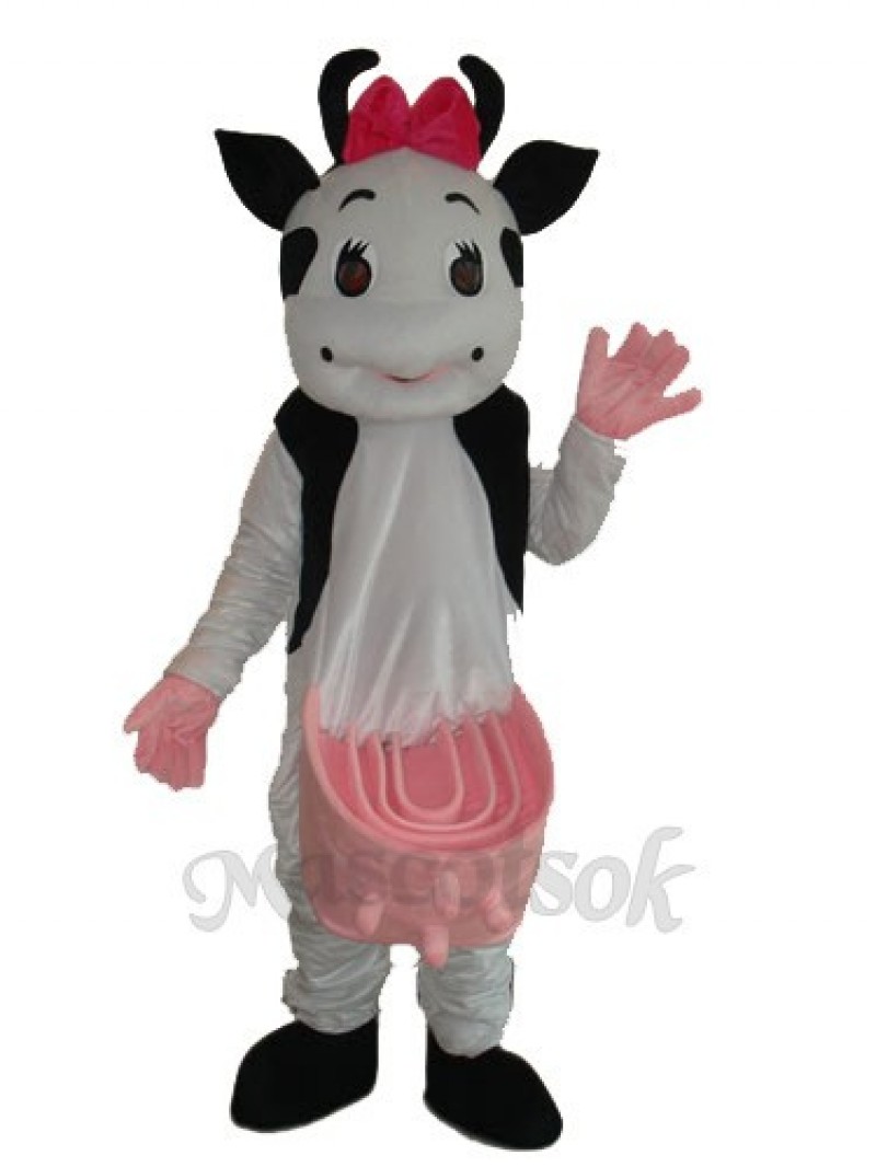 No.2 Cow Mascot Adult Costume