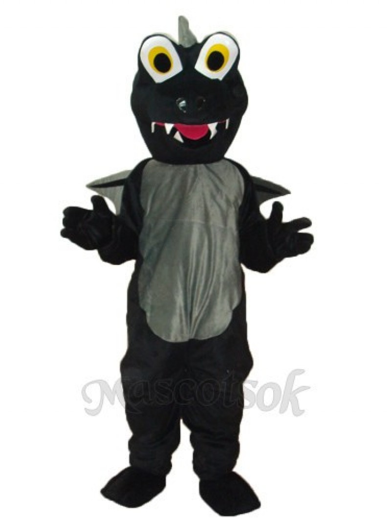 Black Dinosaurs Mascot Adult Costume