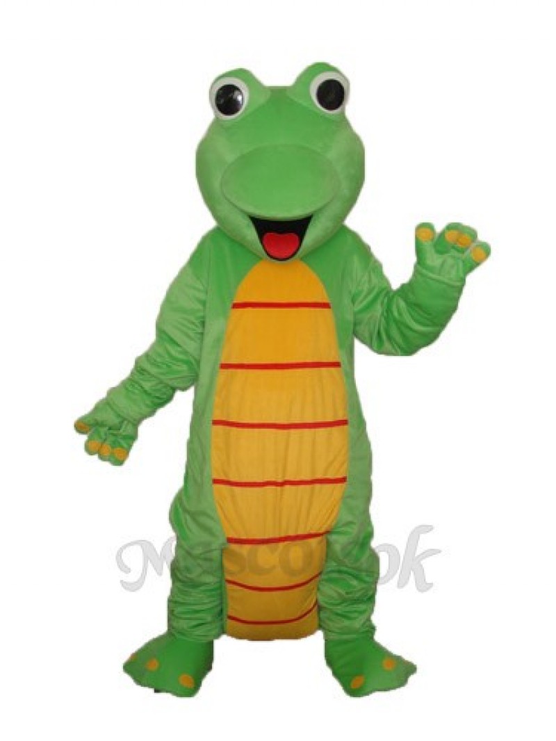 Happy Lizard Dinosaur Mascot Adult Costume