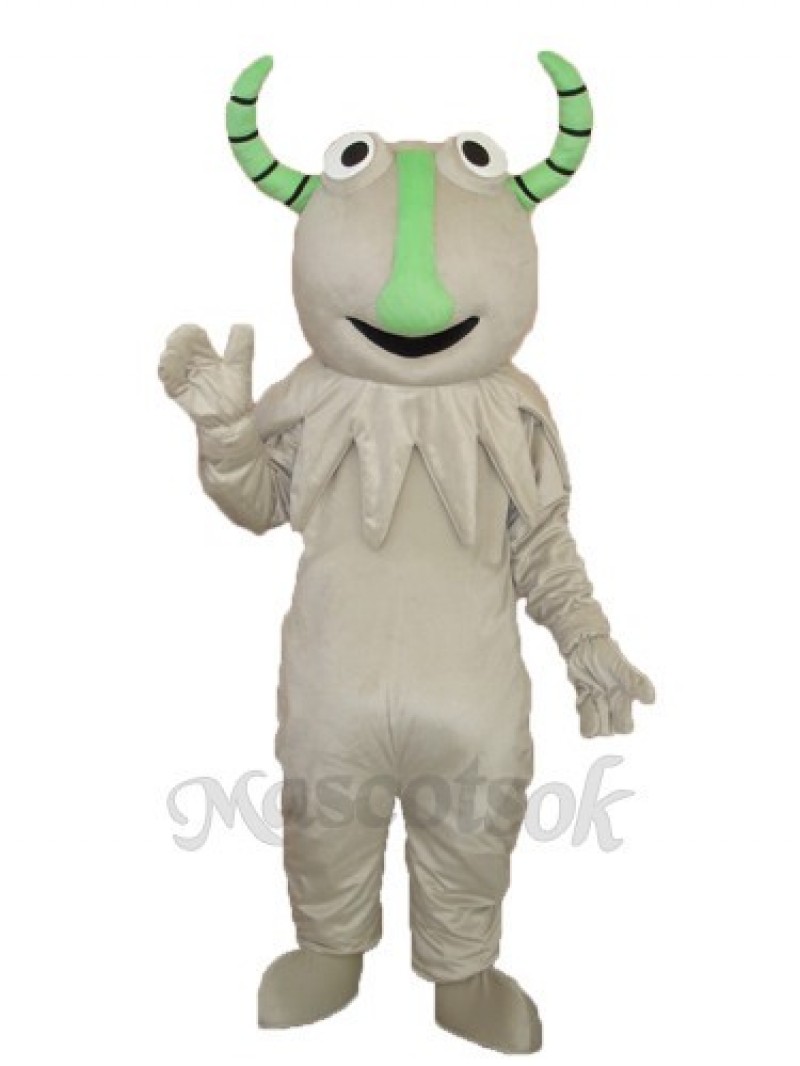 Gray Monster Mascot Adult Costume