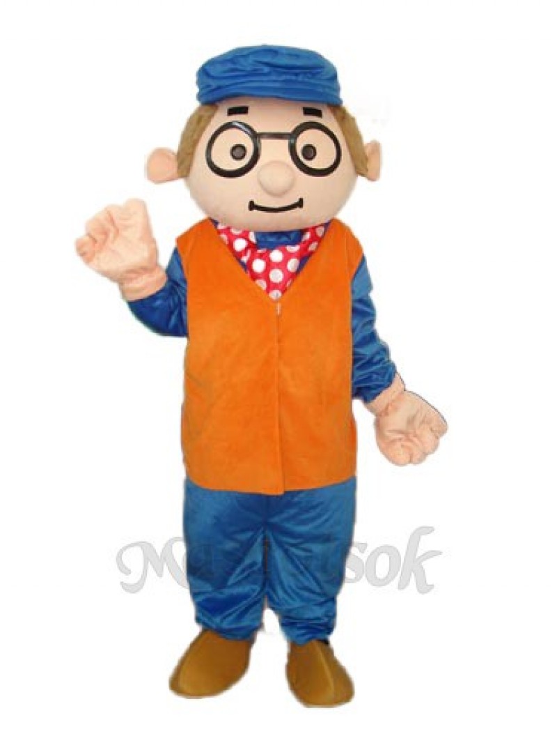 Glasses For The Elderly Mascot Adult Costume