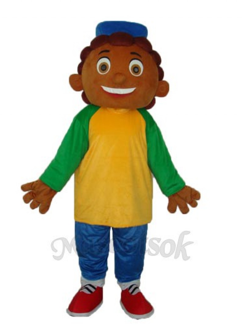 Pineapple Boy Mascot Adult Costume