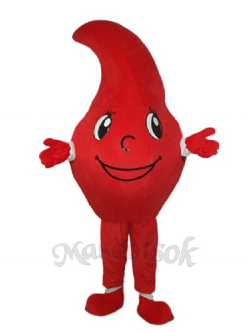 Red Dripping Mascot Adult Costume