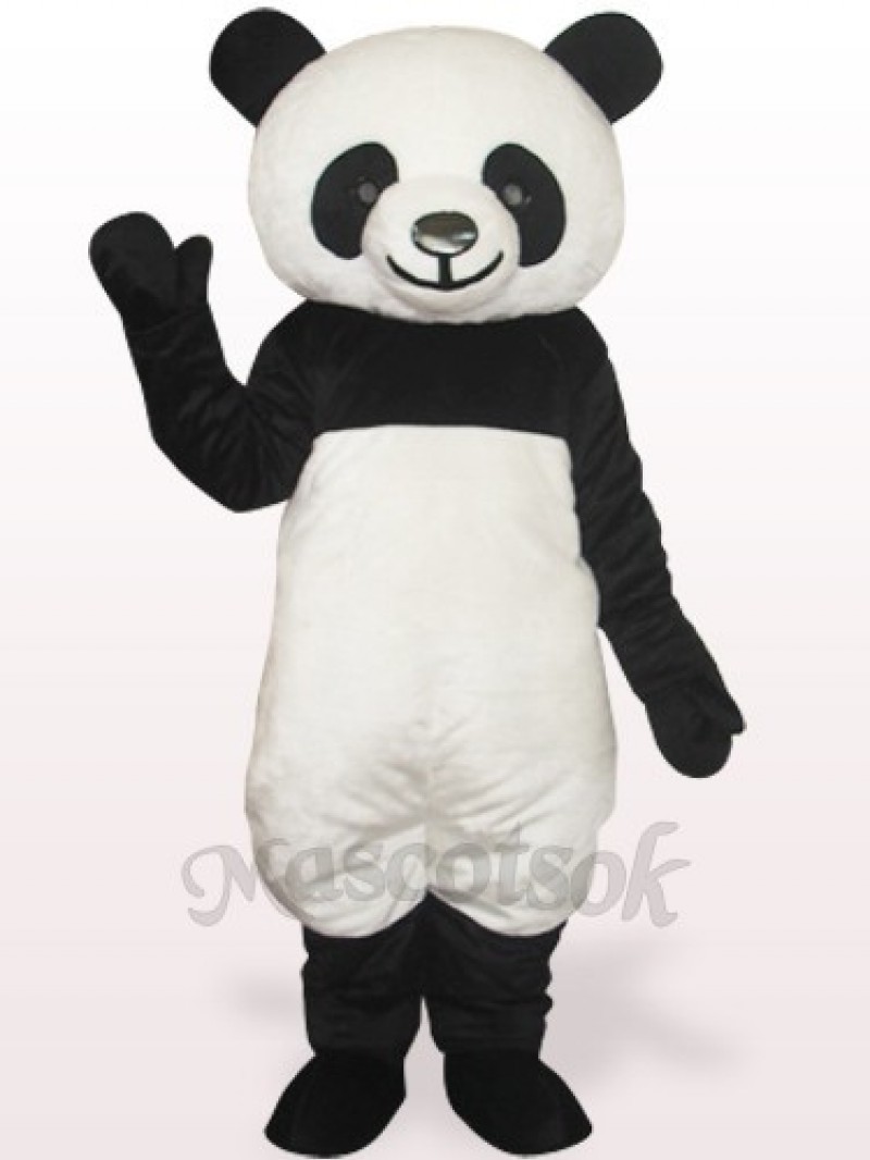 Black Panda Plush Adult Mascot Costume