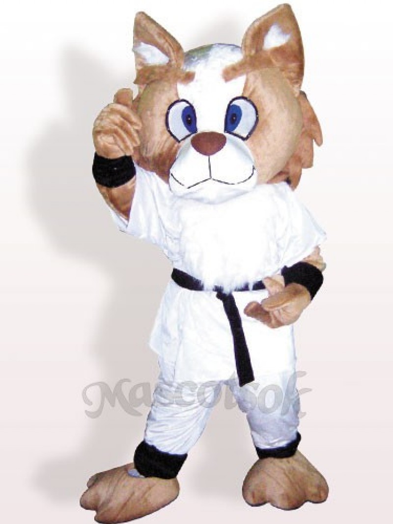 Boxing Dog Plush Adult Mascot Costume