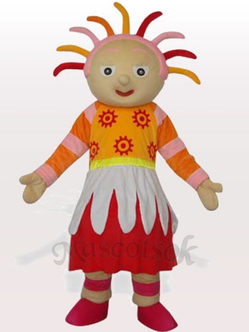 Bright Sunshine Girl Adult Mascot Costume