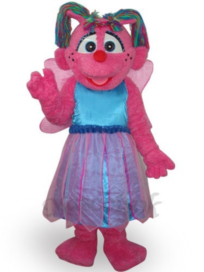 Butterfly Girl Short Plush Adult Mascot Costume