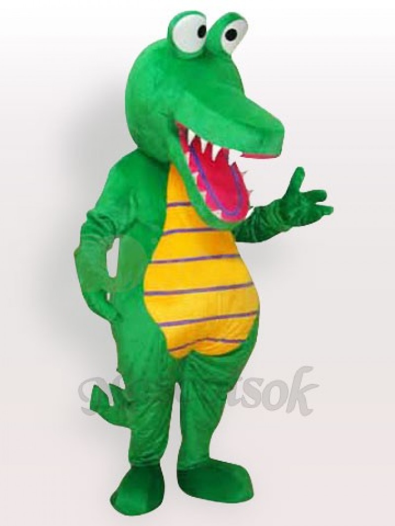 Cartoon Crocodile Adult Mascot Funny Costume