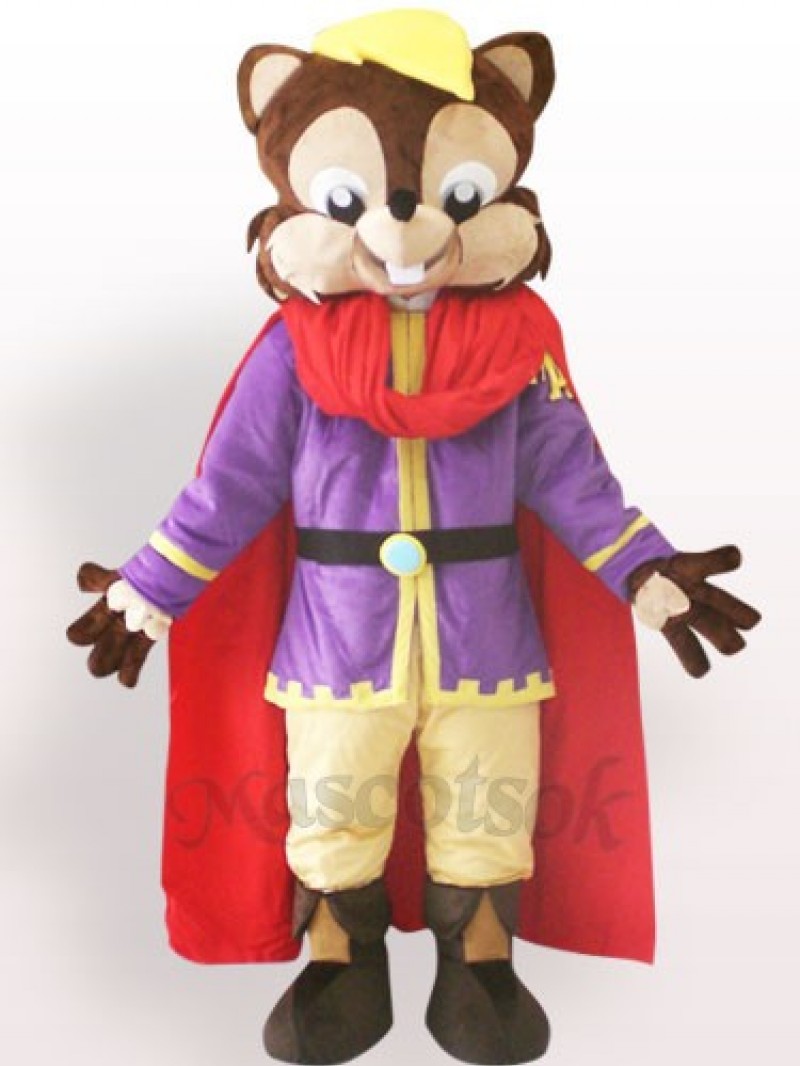 Cool Squirrel Plush Adult Mascot Costume