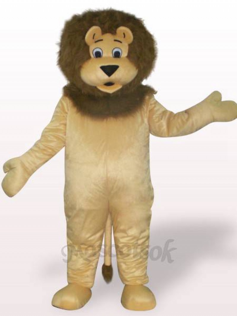Lion Plush Adult Mascot Costume